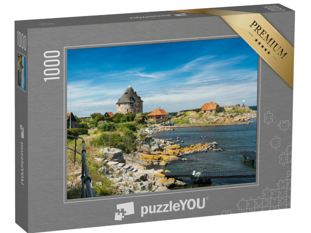 Puzzle 1000 Teile „Christianso: malerische dänische Insel in der Nähe von Bornholm in der Ostsee“