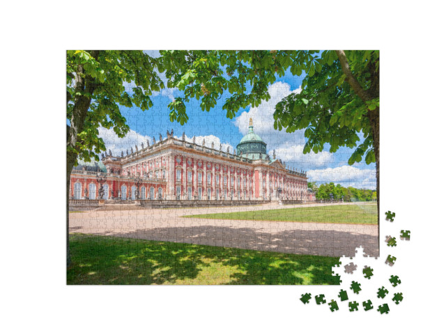 Puzzle 1000 Teile „Neues Palais, Schloss Sanssouci, Potsdam, Deutschland“