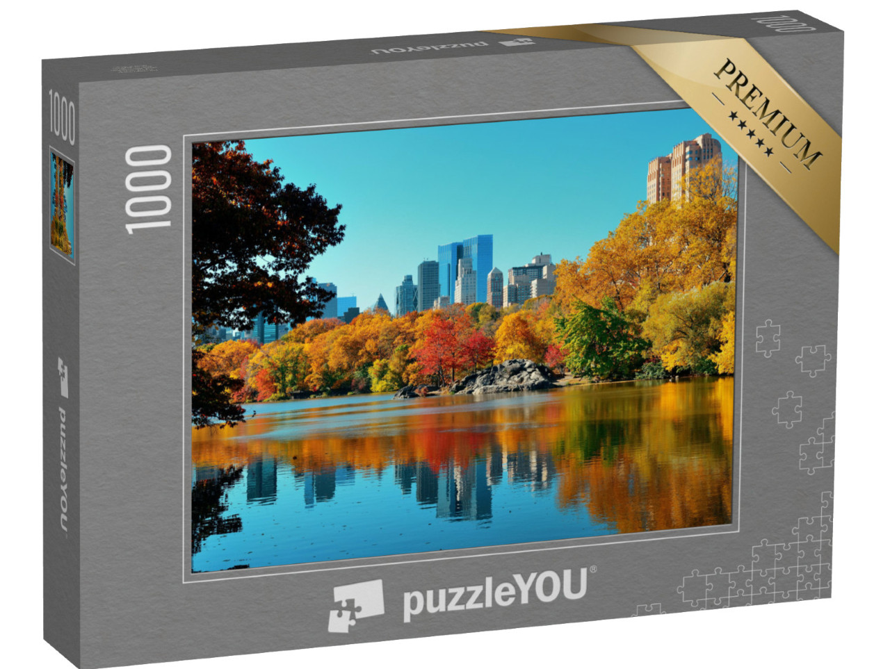 Puzzle 1000 Teile „Herbstlicher Central Park, Manhattan, New York City“