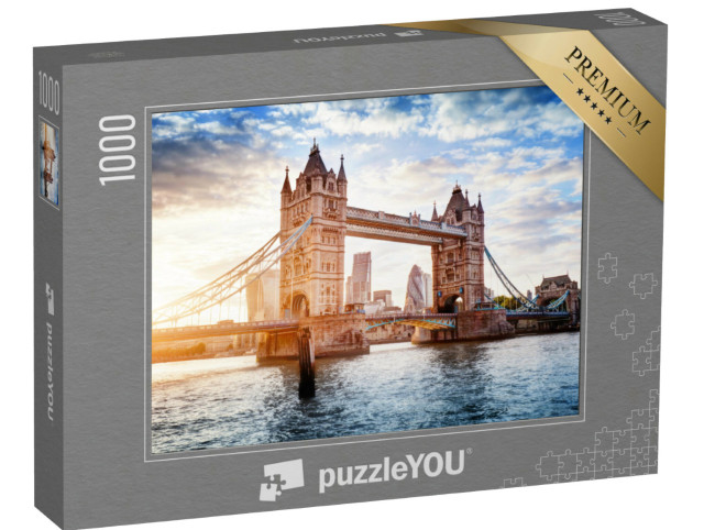 Puzzle 1000 Teile „Themse und Tower Bridge in London“