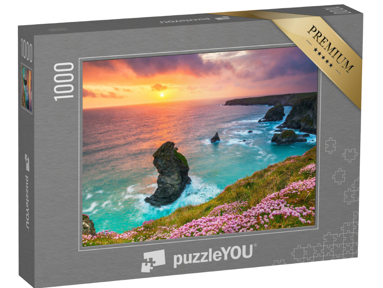 Puzzle 1000 Teile „Beruthan Steps, Nord-Cornwall, Großbritannien“