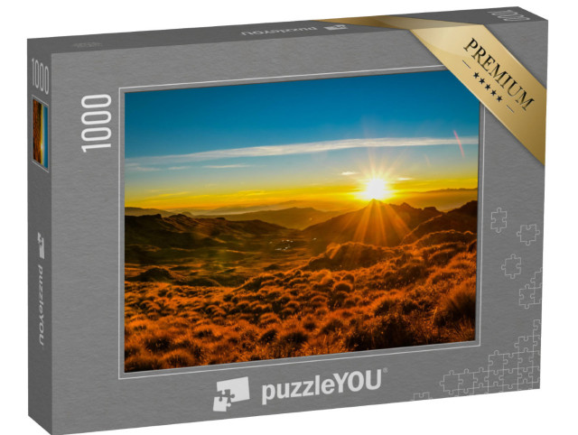 Puzzle 1000 Teile „Mt. Giluwe und die umliegenden Hügel in Papua-Neuguinea“