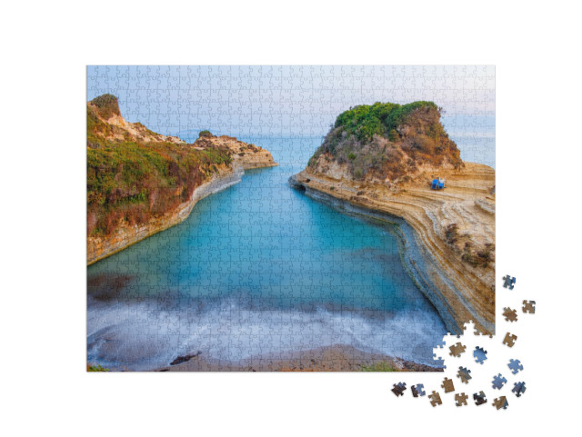 Puzzle 1000 Teile „Strand von Canal d'Amour, Korfu, Griechenland“