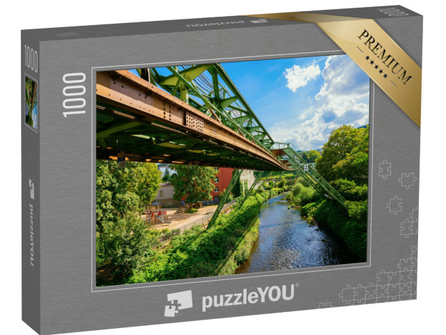 Puzzle 1000 Teile „Schwebebahn in Wuppertal, Deutschland“