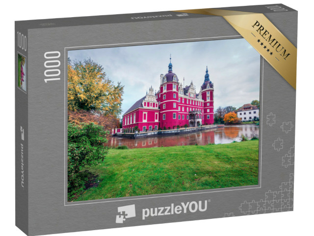 Puzzle 1000 Teile „Wunderschönes Schloss Muskau, UNESCO-Weltkulturerbe, Deutschland“