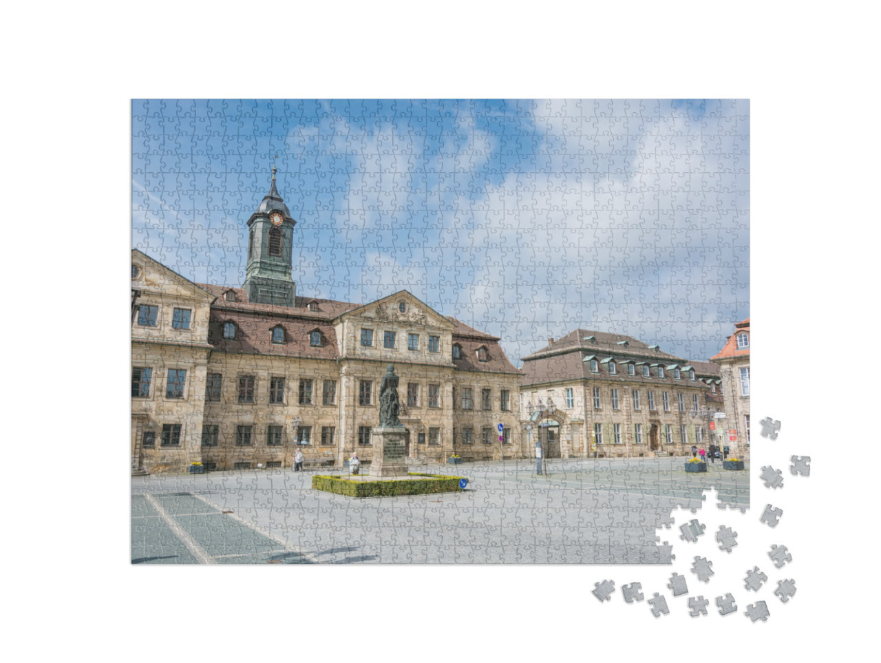 Puzzle 1000 Teile „Altstadt von Bayreuth, Deutschland“