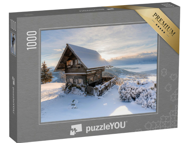 Puzzle 1000 Teile „Wintersonnenaufgang“