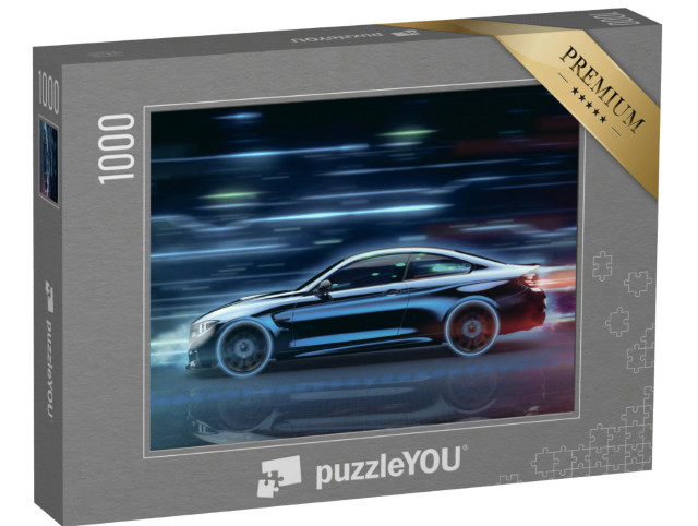 Puzzle 1000 Teile „Futuristisches Konzept: Ein Sportagen“