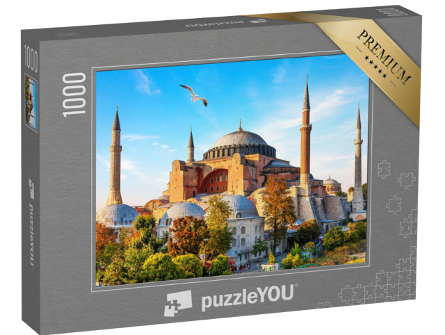 Puzzle 1000 Teile „Berühmte Hagia Sophia Moschee in Istanbul, Türkei“