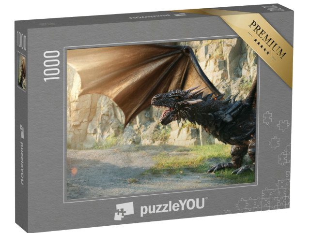 Puzzle 1000 Teile „Mystischer Drache“