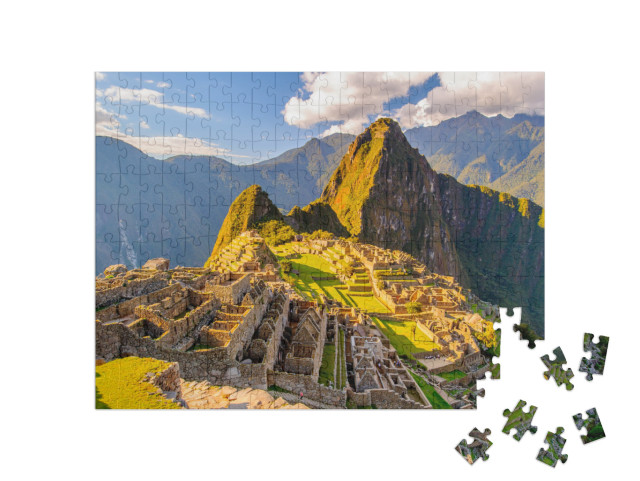 Puzzle 200 Teile „Peru, Südamerika: Machu Picchu, UNESCO-Weltkulturerbe“