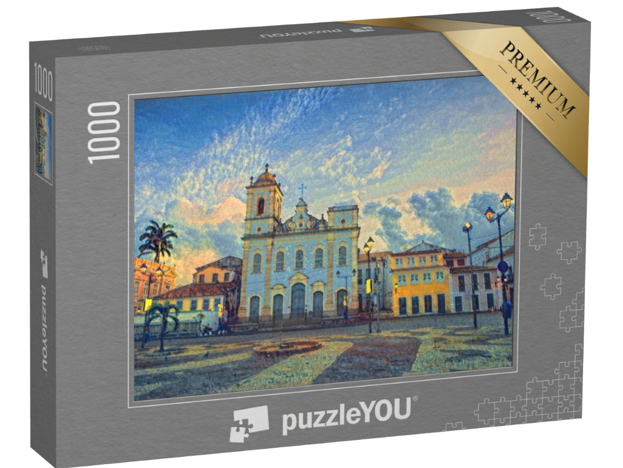 Puzzle 1000 Teile „im Stil von Paul-Cezanne - Anchieta Plaza - Puzzle-Kollektion Künstler & Gemälde“