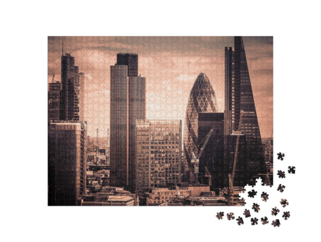 Puzzle 1000 Teile „Wolkenkratzer, London“