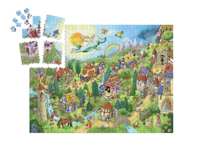 Puzzle-Adventskalender „Tabaluga in der Märchenwelt“