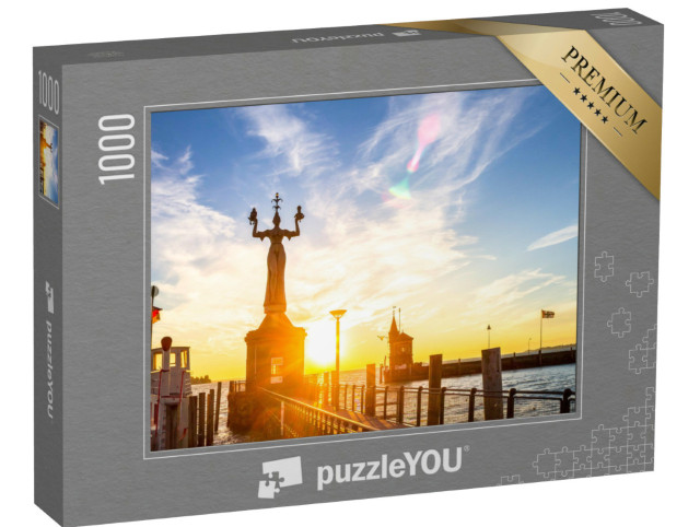 Puzzle 1000 Teile „Imperia-Statue in Konstanz, Bodensee, Deutschland“