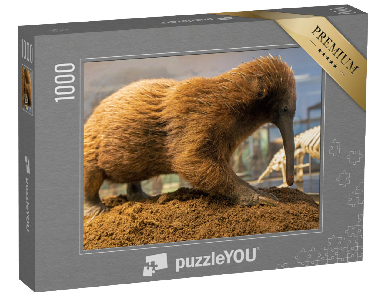 Puzzle 1000 Teile „Australischer Langschnabeligel, Stachelameisenbär“