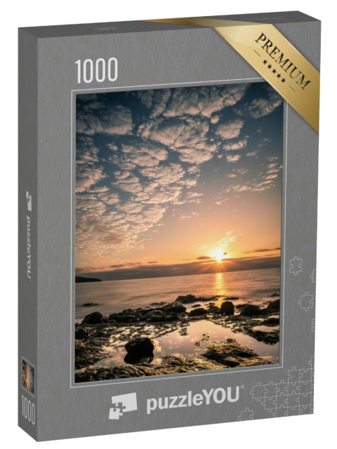 Puzzle 1000 Teile „Küste von Fuerteventura am Abend, Kanarische Inseln“
