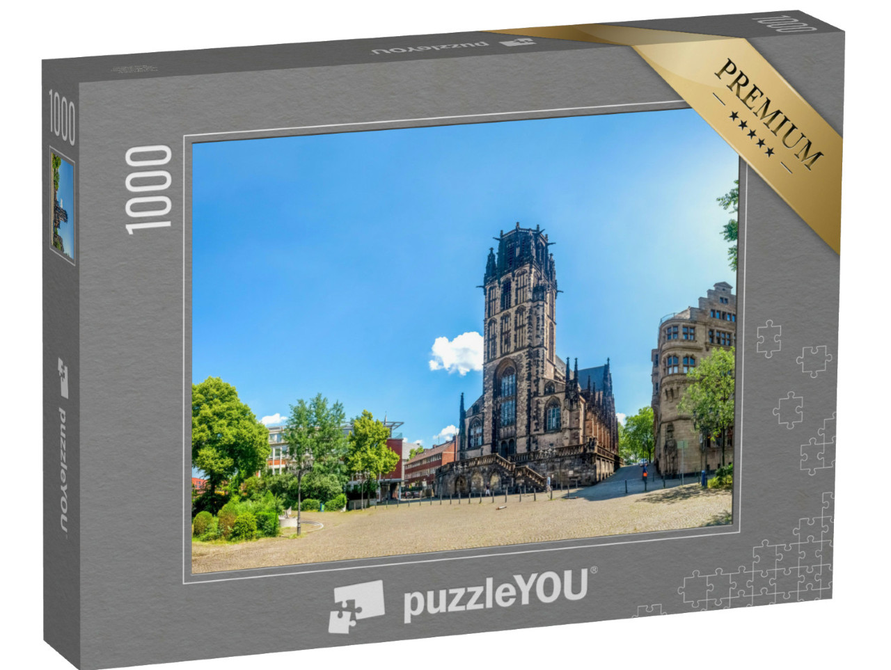 Puzzle 1000 Teile „Salvatorkirche, Duisburg, Deutschland“