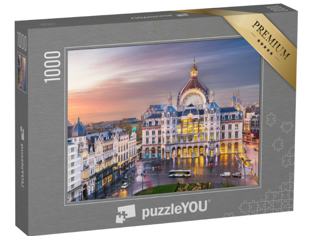Puzzle 1000 Teile „Hauptbahnhof Antwerpen, Belgien“