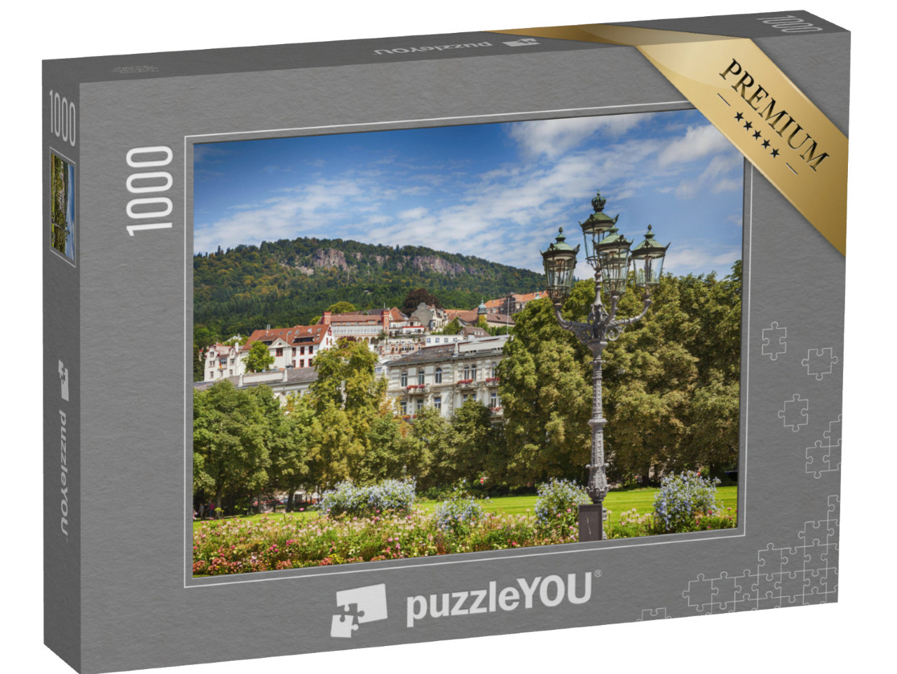 Puzzle 1000 Teile „Sommerlandschaft in Baden Baden, Deutschland“