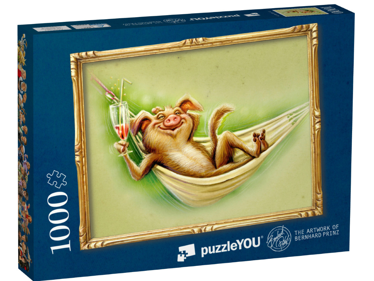 Puzzle 1000 Teile „Innerer Schweinehund“
