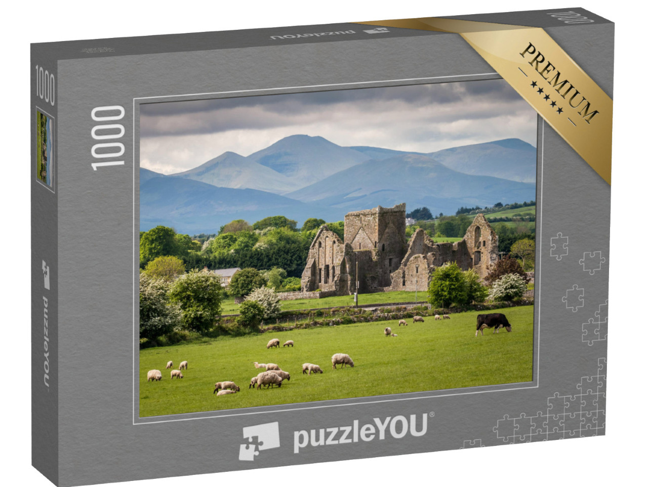 Puzzle 1000 Teile „Idyllische irische Landschaft“