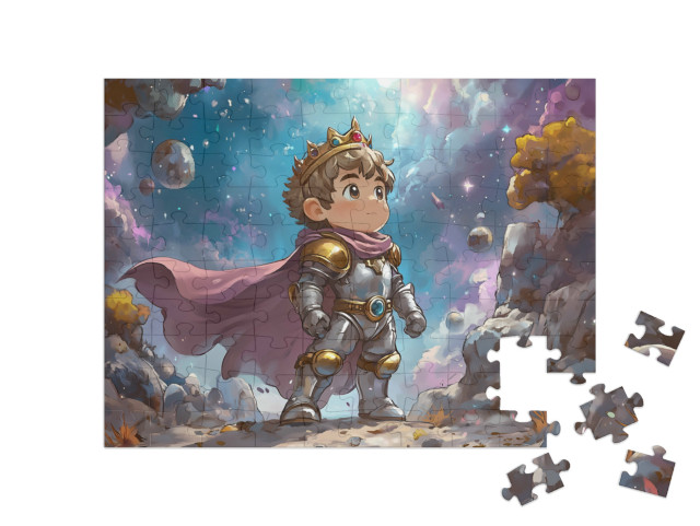 Puzzle 100 Teile „Die Krone des Weltalls“