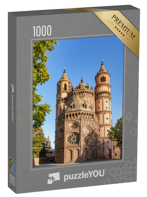 Puzzle 1000 Teile „Historischer Dom zu Worms, Deutschland“