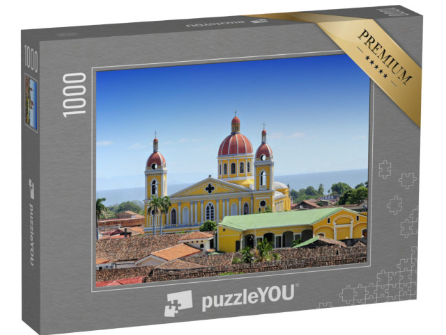 Puzzle 1000 Teile „Kathedrale von Granada, Nicaragua, Mittelamerika“