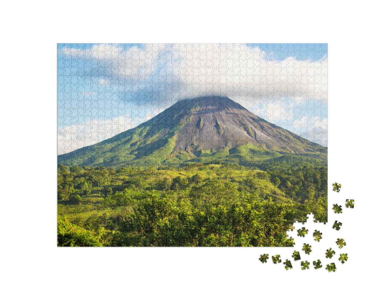 Puzzle 1000 Teile „Beeindruckener Arenal-Vulkan in Costa Rica“