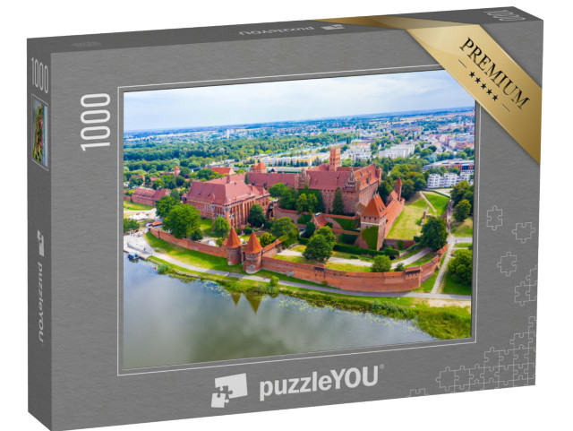 Puzzle 1000 Teile „Burg Malbork, Festung des Deutschen Ritterordens, Marienburg, Polen“