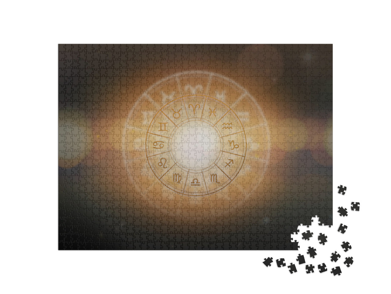 Puzzle 1000 Teile „Horoskop, Astrologie, Sternzeichen“