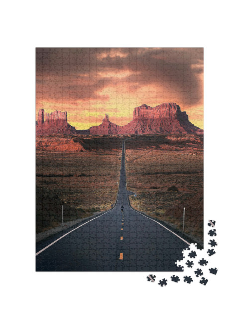 Puzzle 1000 Teile „Monument Valley, Utah, USA“