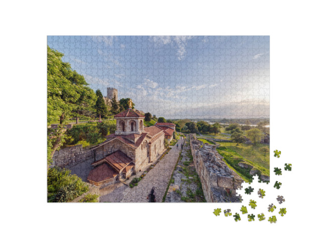 Puzzle 1000 Teile „Belgrader Festung und Kalemegdan-Park, Belgrad, Serbien“