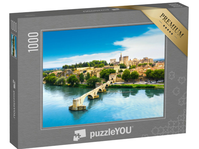 Puzzle 1000 Teile „Saint Benezet Brücke, Avignon, Frankreich“