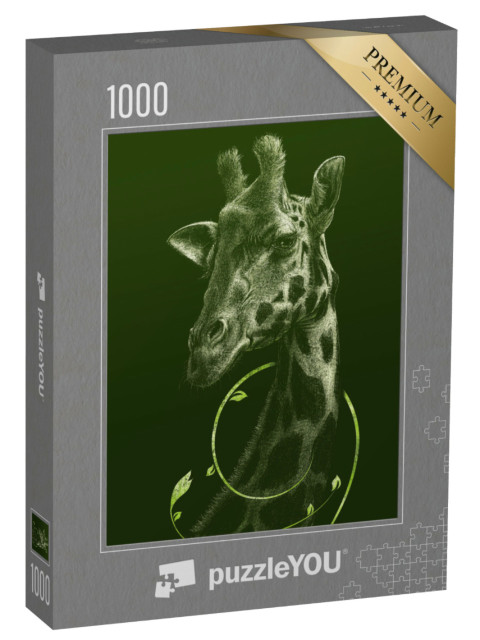 Puzzle 1000 Teile „Giraffe“