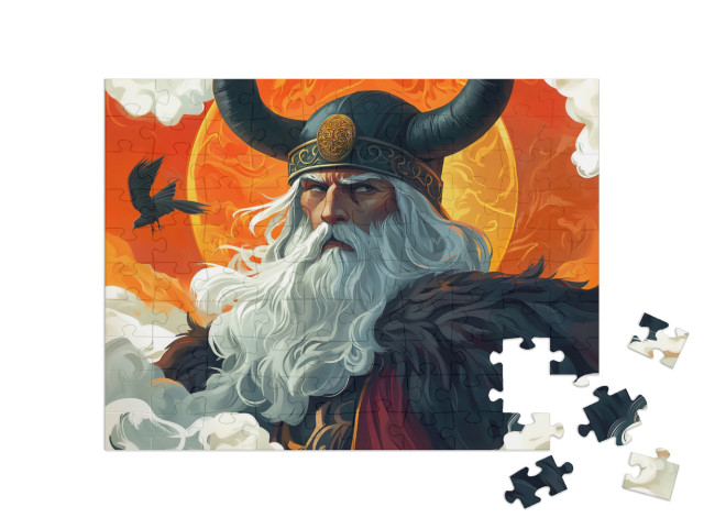 Puzzle 100 Teile „Könige des Nordens“