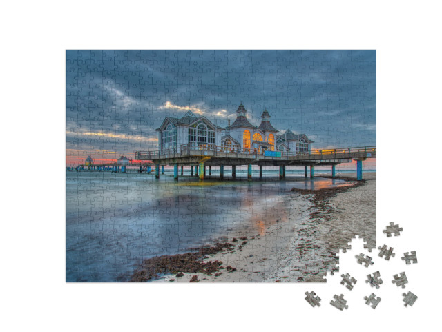 Puzzle 500 Teile „Die Seebrücke von Sellin auf der Insel Rügen“