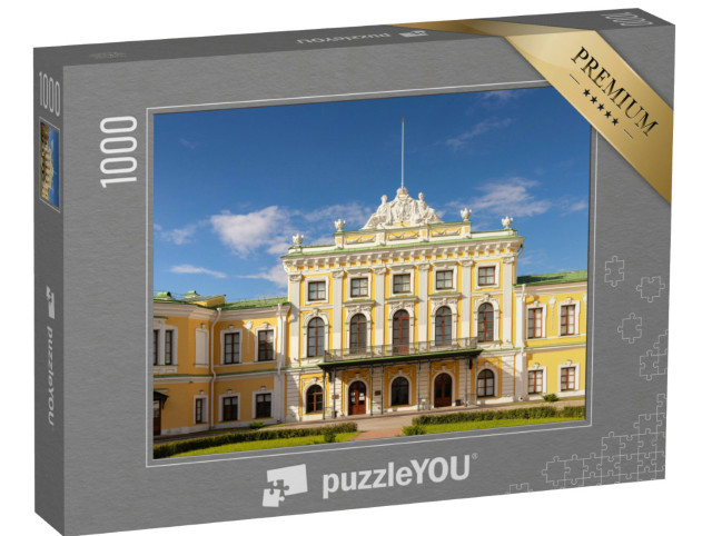 Puzzle 1000 Teile „Tver: Kaiserlicher Reisepalast, Blick vom Wolga-Ufer“