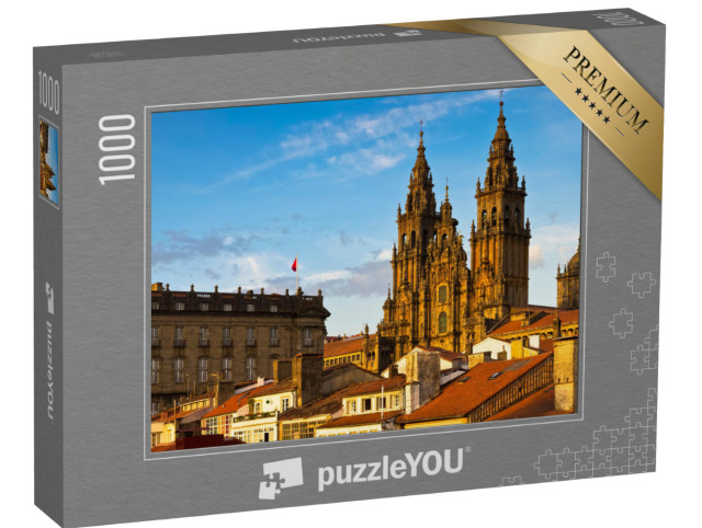 Puzzle 1000 Teile „Kathedrale von Santiago de Compostela, Galicien, Spanien“