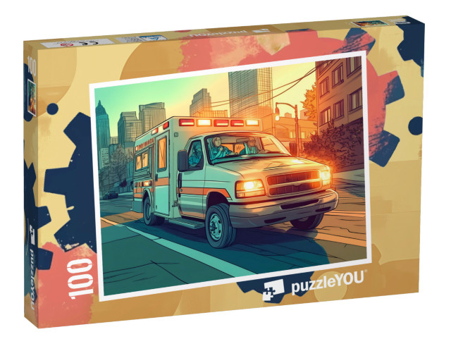 Puzzle 100 Teile „Ein Team, ein Ziel“