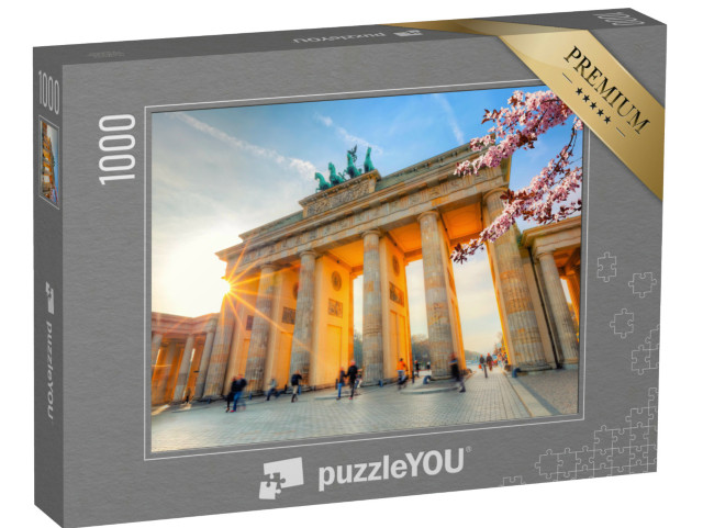 Puzzle 1000 Teile „Brandenburger Tor im Frühling, Berlin“