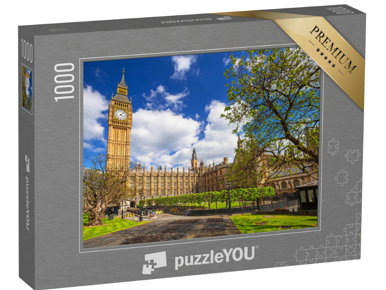 Puzzle 1000 Teile „Big Ben und der Palace of Westminster, Wahrzeichen von London“