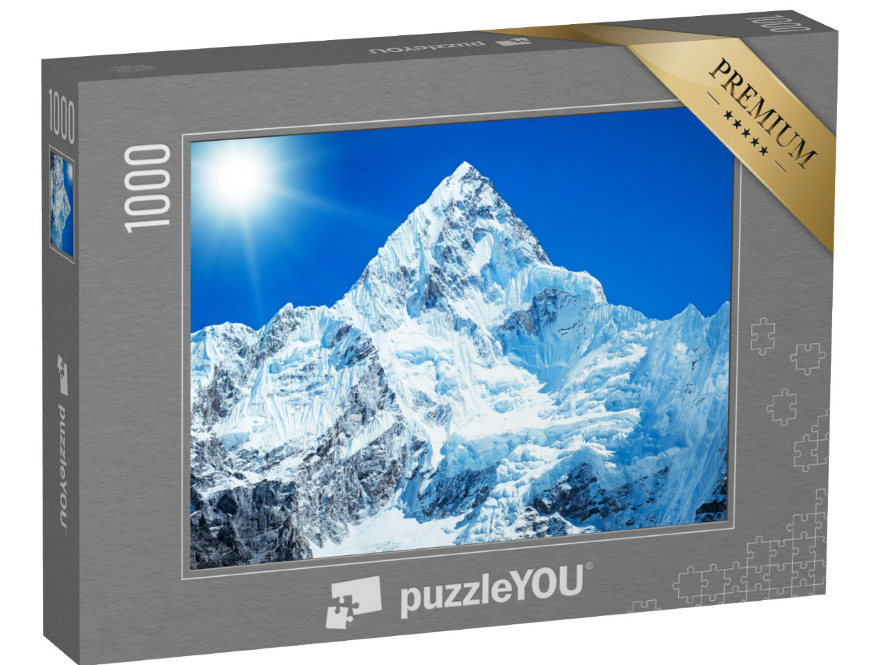 Puzzle 1000 Teile „Höchster Berg der Welt: Gipfel des Mount Everest“