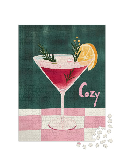 Puzzle 1000 Teile „Cozy: Weihnachtscocktail für Dich“