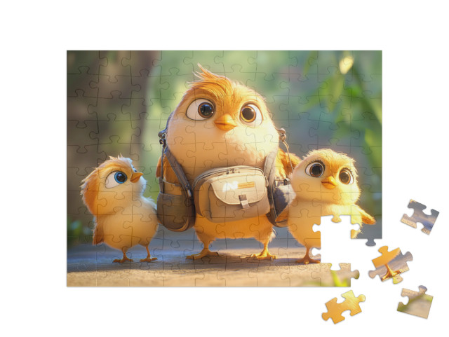 Puzzle 100 Teile „Auf der Spur des Goldschatzes“