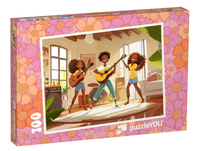 Puzzle 100 Teile „Klatschen, Singen, Musizieren“