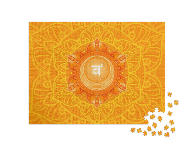 Puzzle 1000 Teile „Svadhishthana, Symbol des Sakralchakras“