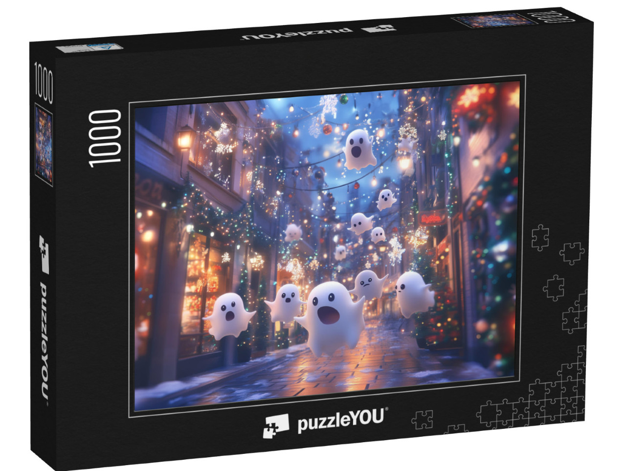 Puzzle 1000 Teile „Gespensterstadt“