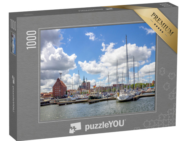 Puzzle 1000 Teile „Hafen, Stralsund“